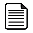 Минималистичная иконка защищенного документа для оформления безопасного документооборота при обмене средств в Cashcat
